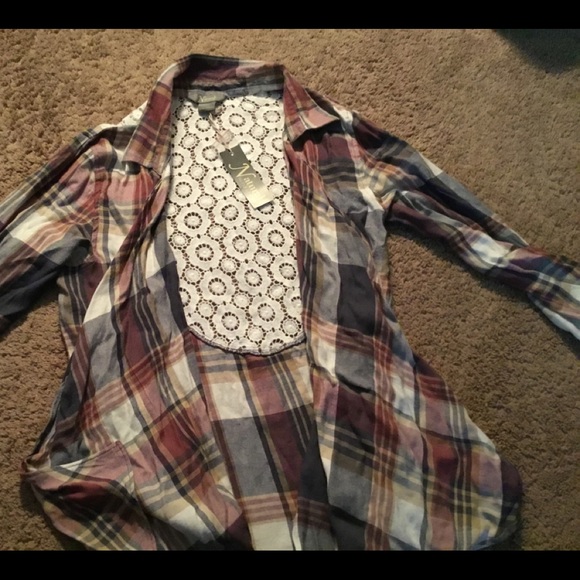 Natural Reflections large ombré plaid - Picture 2 of 7